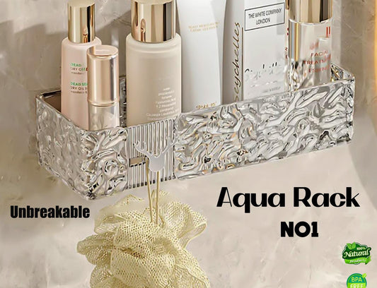 Aqua Rack – Unbreakable Wall-Mounted Bathroom Organize