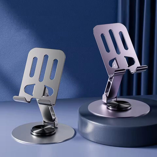 360° Rotating Metal Mobile Stand – Premium High-Quality Desktop Holder