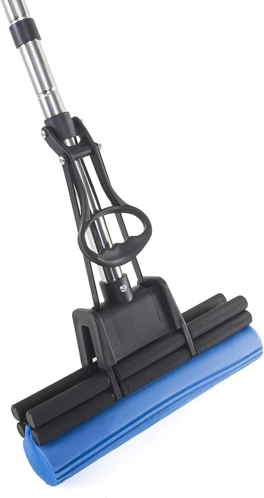 Foldable Sponge Mop- Stainless Steel