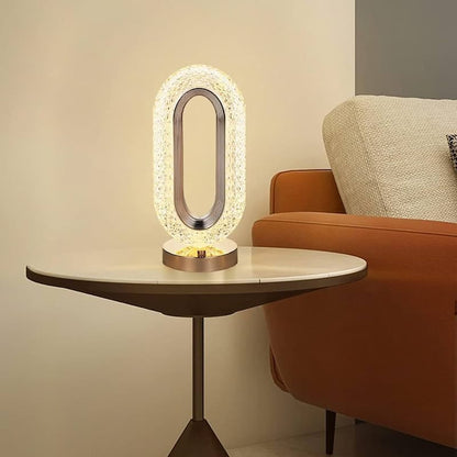 3-Mode Crystal Rose Table Lamp – Premium Diamond Atmosphere Light