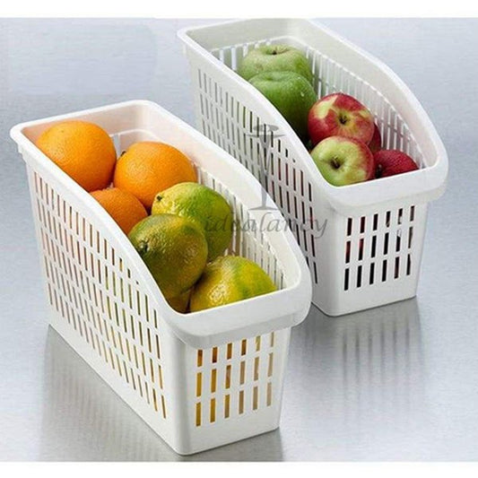 🧺 Multipurpose Storage Basket — Organize Your Fridge &amp; Kitchen Instantly!