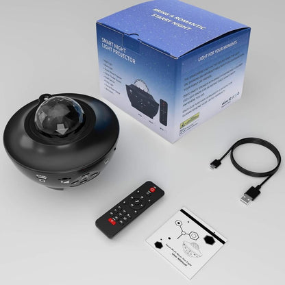 Smart Star Projector – Galaxy Light with Bluetooth Speaker &amp; Remote