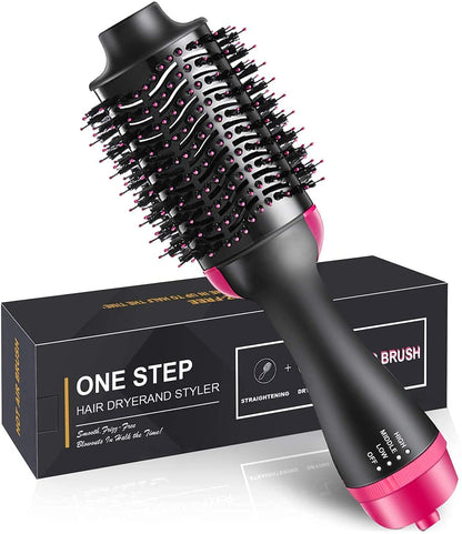 3-in-1 Hot Air Brush – Hair Dryer, Straightener &amp; Volumizer in One