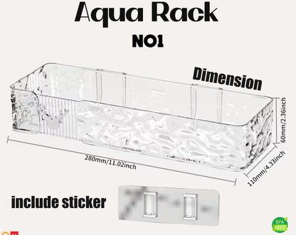 Bundle Pack-Aqua Rack – Unbreakable Wall-Mounted Bathroom Organize