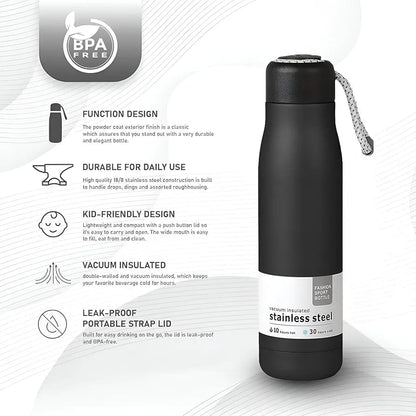 Vacuum Insulated Stainless Steel Bottle – Hot 10 Hrs, Cold 30 Hrs