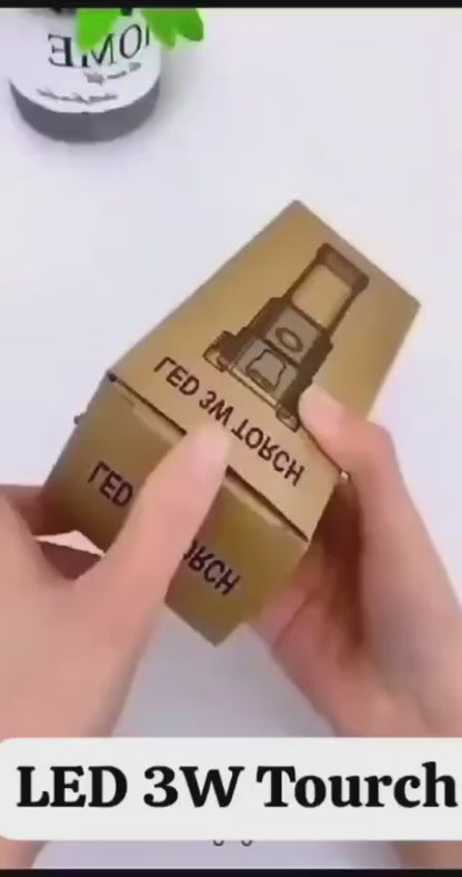 LED Hammer Torch Light with Power Bank