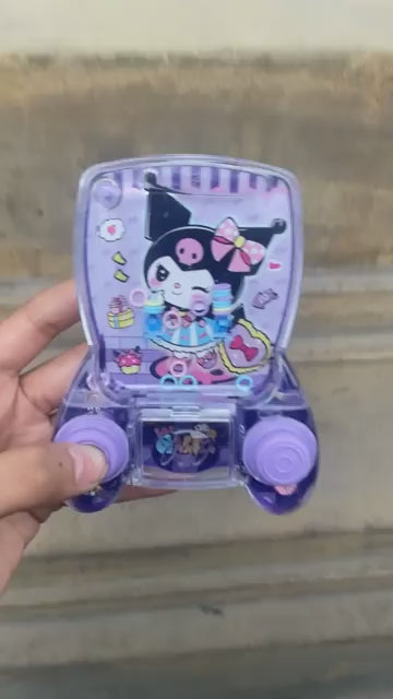 Kuromi Water Ring Toss Game — Double Button Handheld Toy