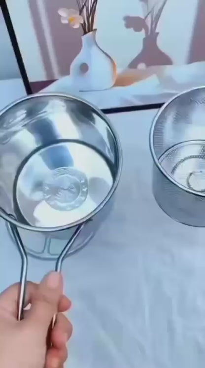 🍳 Stainless Steel Deep Frying Pot – Cook Crispy Meals with Less Mess