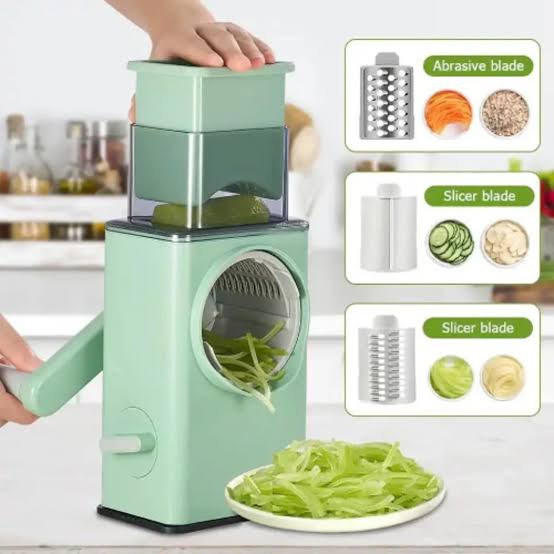 3-in-1 Vegetable Cutter – Stainless Steel Panel