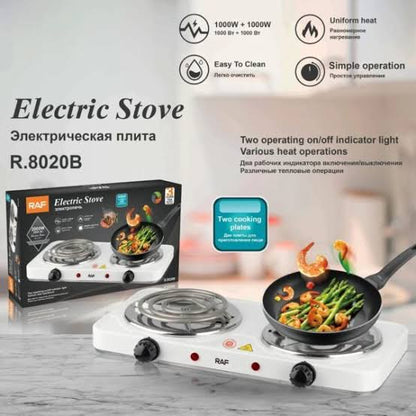 RAF Double Electric Stove – Fast & Efficient Cooking