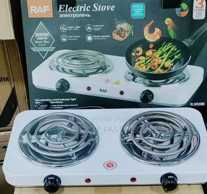 RAF Double Electric Stove – Fast & Efficient Cooking