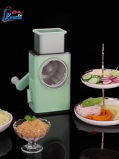 3-in-1 Vegetable Cutter – Stainless Steel Panel